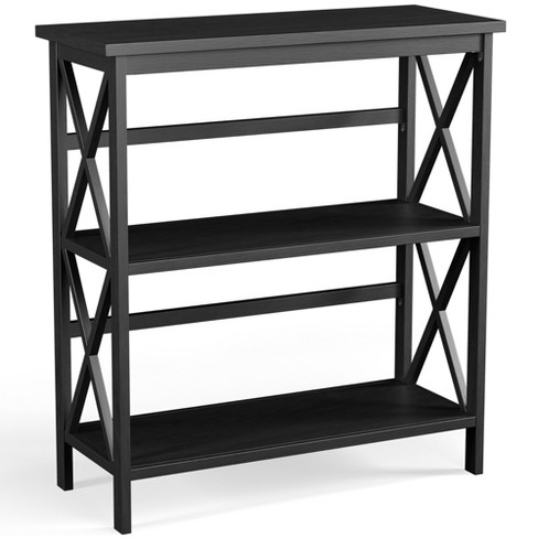 Tangkula 8-tier Modern Bookshelf Anti-fall Tree Bookcase Storage Rack  Suitable For Home & Office Brown/white/black : Target