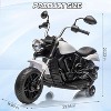 12V Kids Ride on Motorcycle,3-Wheel Kids Toddler Electric Motorcycle w/Training Wheels - 4 of 4