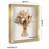 Americanflat 11x14 Shadow Box Frame in Gold with Soft Linen Back - Composite Wood with Polished Glass for Wall and Tabletop - 2 of 4