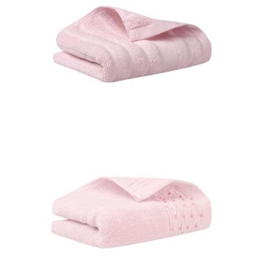 REGALWOVEN Solid Soft Absorbent Cotton Bathroom Hand Towels 14" x 30" 2 Pcs