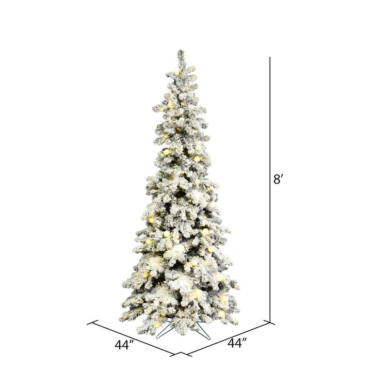 Vickerman Flocked Kodiak Spruce Artificial Christmas Tree, 3 of 6