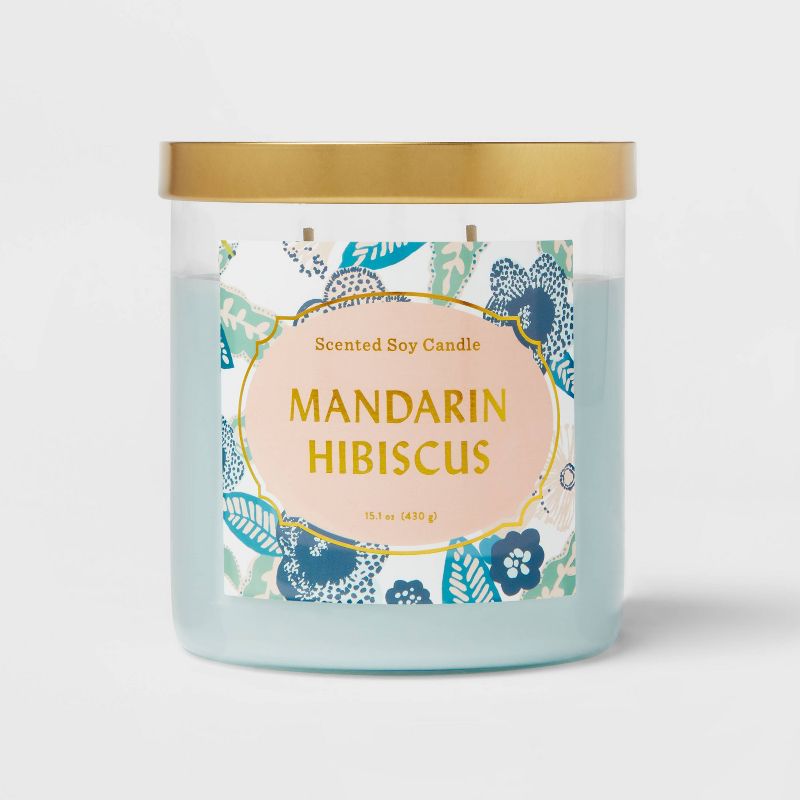 Jar Candle Mandarin Hibiscus - Opalhouse™, 1 of 7