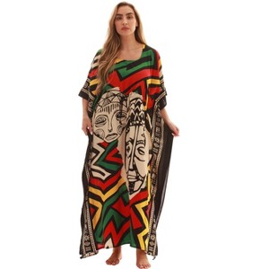 Riviera Sun Long Dashiki Caftan / Caftans for Women - 1 of 3