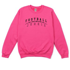 Simply Sage Market Women's Football Junkie Gildan Sweatshirt - 1 of 2