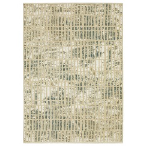 Oriental Weavers Reed RE12W Beige/ Blue Indoor Area Rug - 3'3" x 5' - 1 of 4