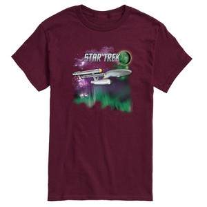 Men's - Star Trek - Enterprise Northern Lights Short Sleeve Graphic T-Shirt - 1 of 4