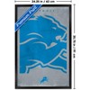 Trends International NFL Detroit Lions - Logo 25 Framed Wall Poster Prints - 3 of 4