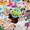 Wrapables Waterproof Vinyl Stickers for Water Bottles, Laptop, Phones, Skateboards, Decals for Teens, 80pcs, Cute Animals - 4 of 4