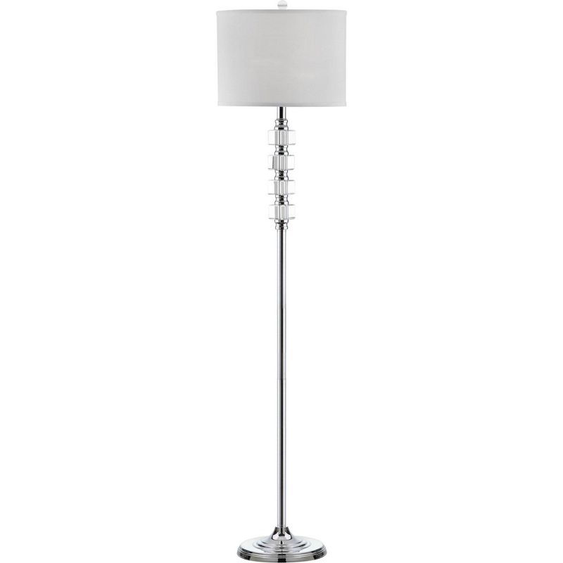 Lombard 60 Inch H Street Floor Lamp - Clear/Chrome - Safavieh, 1 of 6