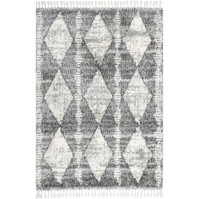 Nuloom Selah Geometric Shag Area Rug : Target