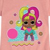 Girls' - LOL Surprise! - Glow Grrrl Retro Styled Fitted Short Sleeve Graphic T-Shirt - 2 of 4