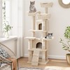 Cat Tree, Cat Tower for Indoor Cats, Multi-Level Cat Tower with 2 Roomy Condo - 3 of 4