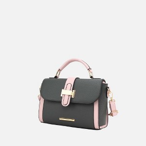 MKF Collection Willa Solid and Color-Block Women’s Shoulder Satchel Bag by Mia K - 1 of 4