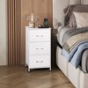 GALAXHERO Nightstand with 3 Drawers – Fabric Dresser Storage Organizer for Bedroom, Hallway, Entryway, Closets - 3 of 4