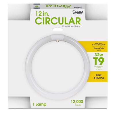 Feit Electric 32 W T9 12 in. D X 12 in. L Circline Fluorescent Bulb Warm White Circular 3000 K 1 pk