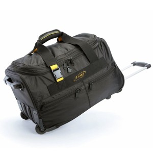 A. Saks EXPANDABLE 20" Wheeled Duffel, Black - 1 of 4
