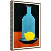Amanti Art Bottle With Lonesome Lemon by Bo Anderson Canvas Wall Art Print Framed 16 x 23-in. - 2 of 4