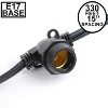 Novelty Lights Globe Outdoor String Lights with 80 In-Line Sockets Black Wire 100 Feet - 2 of 4