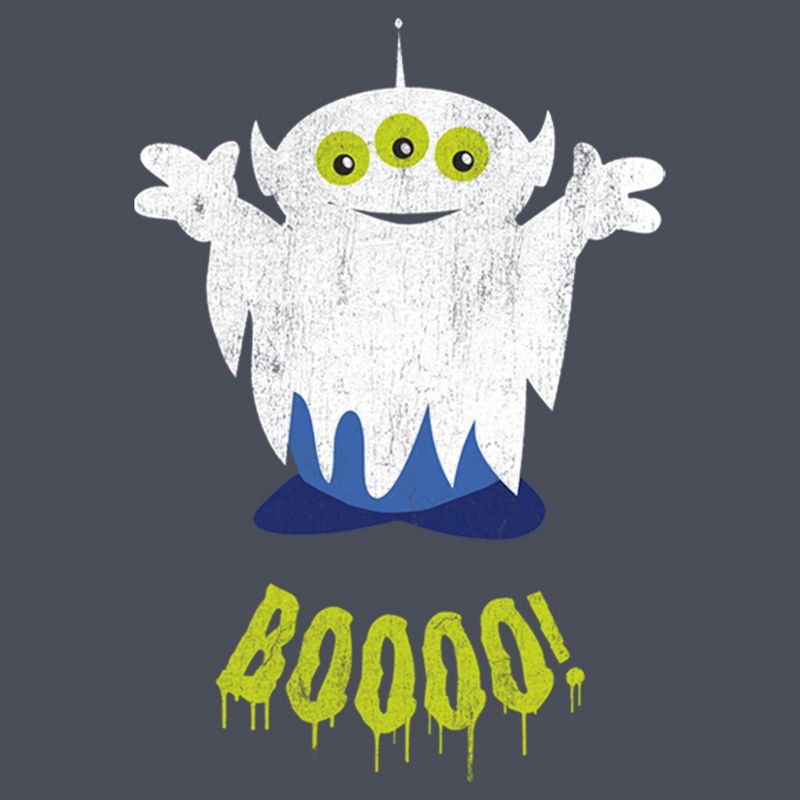 Women's Toy Story Halloween Squeeze Alien Boo Ghosts Racerback Tank Top, 2 of 5