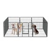 Bencmate Pet Crates and Houses Secure Portable Pet Fence, Pet Exercise Pen for Outdoor, for Outdoor Adventures Home Use, Black, 32"*32"*32" - 4 of 4