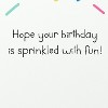 Carlton Cards Kids' 'Sprinkled with Fun' Birthday Card - 3 of 3