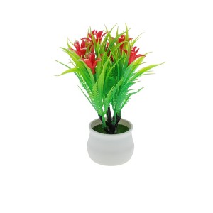Unique Bargains Artificial Plants Style Narcissus Plastic 3.15"x3.15"x6.30" 1 Pcs - 1 of 4