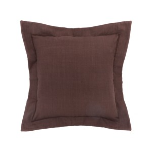 C&F Home Cocoa Flange 18" x 18" Throw Pillow - 1 of 3