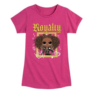 Girls' - LOL Surprise! - Royal Bee Fitted Short Sleeve Graphic T-Shirt - 1 of 4