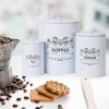 Kitchen Canisters Set, 3 Pcs Vintage Food Storage Containers with Airtight Lids - Farmhouse Coffee Tea Sugar Jars for Countertop - 2 of 4