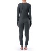 Fruit of the Loom Women's and Plus Thermal Long Underwear Henley Top and  Pant Set