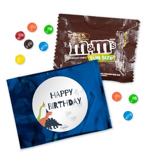 Dinosaur Birthday Candy M&M's Party Favor Packs (12ct or 24ct) - Milk Chocolate - 1 of 2