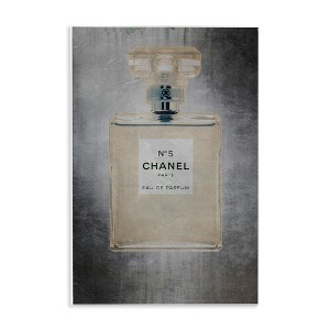 Stupell Industries Dark Fashion Brand Perfume Bottle Wall Plaque Art - 1 of 4