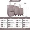 Lyngins 16/20/24/28 Inch 4 PCs Carry on Luggage Sets,Lightweight Suitcases Sets with Spinner Wheels and TSA Lock for Family Trips - 3 of 4