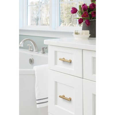 Champagne Bronze 3-Inch Modern Cabinet Drawer Pull