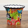 Nearly Natural 10-in x 12-in Handmade Mexican Talavera Ceramic Planter - 4 of 4