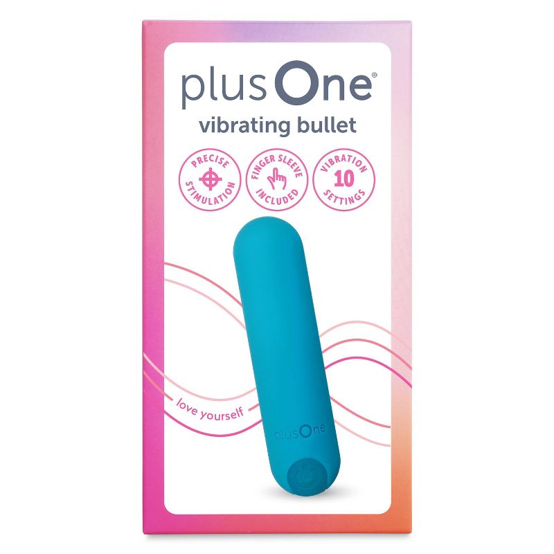 plusOne Waterproof and Rechargeable Vibrating Bullet, 3 of 16