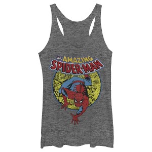 Women's Marvel Amazing Spider-Man Responsibility Racerback Tank Top - 1 of 3