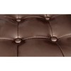 vidaXL Tub Chair with Footstool Brown Faux Leather - 4 of 4