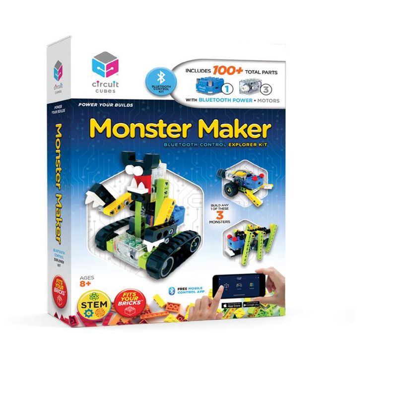 Circuit Cubes Kids STEM Toy Kit - Monster Maker, 1 of 9