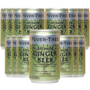 Fever Tree Ginger Beer - Premium Quality Mixer - Refreshing Beverage for Cocktails & Mocktails 150ml Bottles - 1 of 4