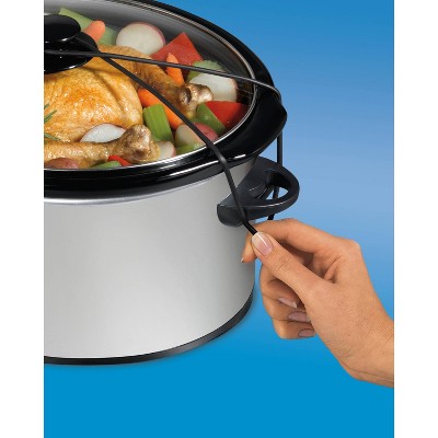 Hamilton Beach 7.9-Liter Silver Stainless Steel Slow Cooker