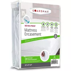Guardmax Zippered Mattress Protector Polyester White