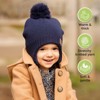 KeaBabies Muff Baby Beanie, Baby Hat for Baby Boys, Girls, Winter Hats for Kids, Newborn, Infant, Toddler 0-36 months - 3 of 4
