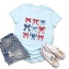 Simply Sage Market Coquette Bow Chart Stars And Stripes Short Sleeve Tee - 3 of 4