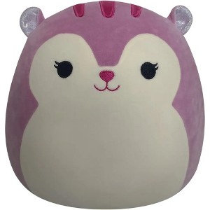 Squishmallows 12-Inch Plum Squirrel with Tie-Dye Tail Plush- Add Allina to Your Squad, Ultrasoft Stuffed Animal Medium-Sized, Official Kelly Toy Plush - 1 of 4