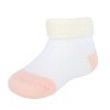 CTM Infant's Soft & Fancy Solid and Patterned Socks (3 Pack) - 4 of 4