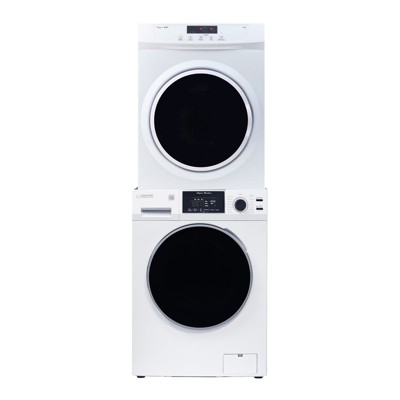 Equator APARTMENT STACKABLE 110V EW 826 Washer 1.6cf + ED 860 Vented Dryer 3.5cf