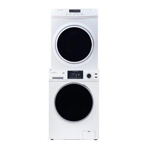 Equator APARTMENT STACKABLE 110V EW 826 Washer 1.6cf + ED 860 Vented Dryer 3.5cf - 1 of 1