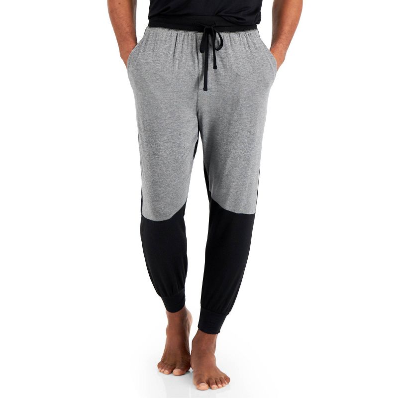 Hanes Premium Men's Colorblock Sleep Jogger Pajama Pants, 3 of 7