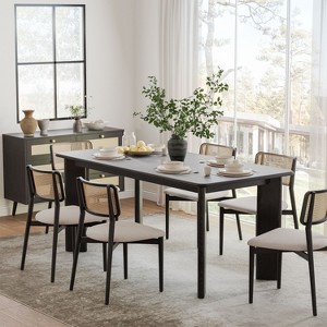 PexFix George Oval 67"x33.5" Dining Table Solid Wood Kitchen Tables - 1 of 4